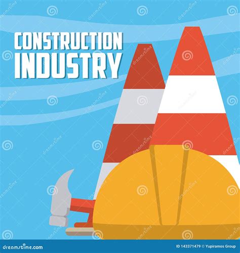 Construction Industry Concept Ilustra O Do Vetor Ilustra O De Civil