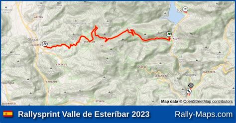 Maps Rallysprint Valle De Ester Bar Rally Maps