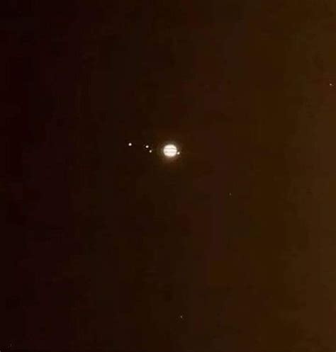 Telescope View Of Jupiter And Its Galilean Moons Universe Galaxy