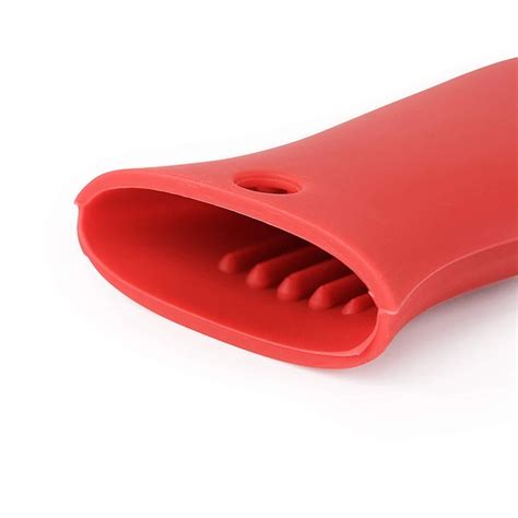 Kitchen Heat Resistant Food Grade Silicone Hot Handle Holder Silicone Pot Pan Handle Cover Buy