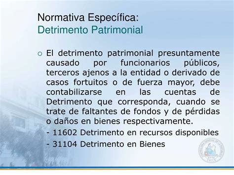 PPT CONTABILIZACIÓN DEL DAÑO PATRIMONIAL PowerPoint Presentation