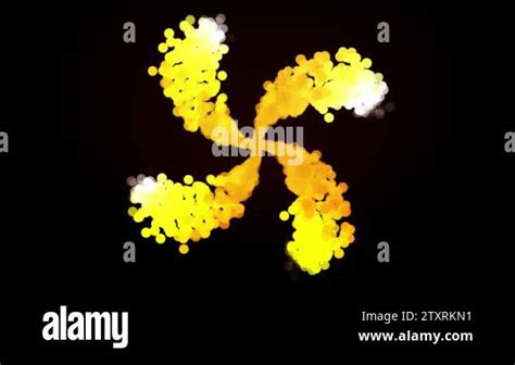 Transition Of Hot Explosive Particles Repeating Pattern Of Particle