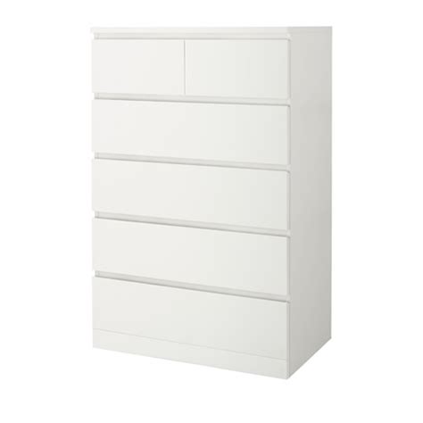 MALM Lemari 6 Laci Putih 80x123 Cm IKEA Indonesia