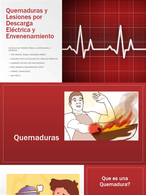 Quemaduras Y Lesiones Por Descarga Eléctrica Y Envenenamiento