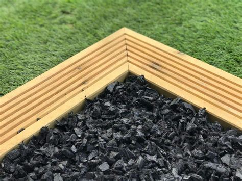 Doric Grey Rubber Safety Play Bark Mulch Chippings 20kg 50l Bag 1