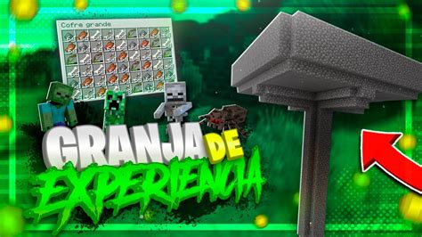 CÓMO HACER GRANJA DE EXPERIENCIA MOBS MINECRAFT 1 8 1 16 5