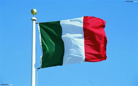 traditionelle Flagge Italiens für Ihr Handy Tablet