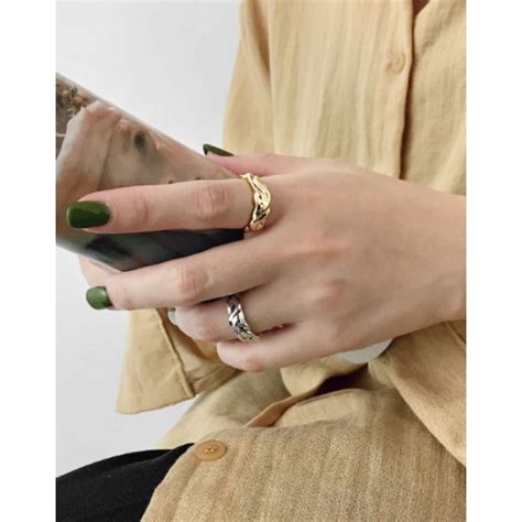 CLARA 18k Gold Vermeil Dome Ring INXSKY