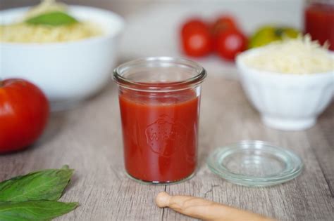 Coulis De Tomates Maison En Bocaux Aux Fourneaux