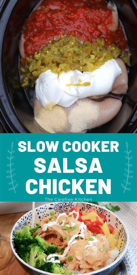 This Crockpot Salsa Chicken Is An Easy Flavorful And Versatile Recipe That Is The Perfect