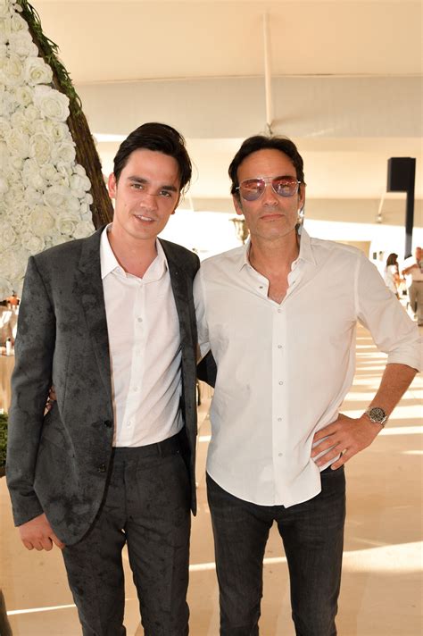 Photo Exclusif Anthony Delon Et Son Frère Alain Fabien Delon Tente People Au Dîner