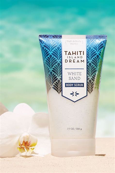 Tahiti Island Dream White Sand Body Scrub Signature Collection Bath