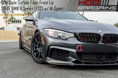 Dtm Style Carbon Fiber Front Lip For Bmw 4 Series W M Sport [f32 F33 F36] Bmfs3227