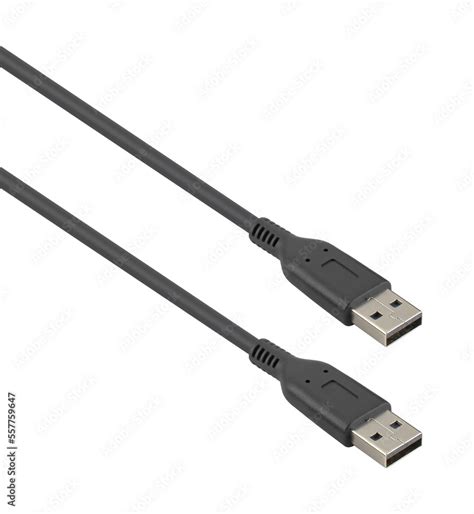 cable with USB connector Stock Photo | Adobe Stock