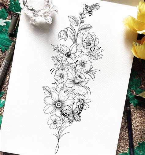 25 Cute Flower Tattoos To Inspire You