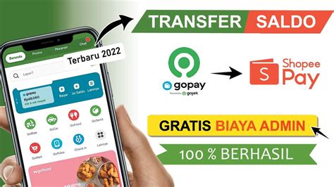 3 Cara Transfer GoPay Ke ShopeePay Gratis Dan Mudah