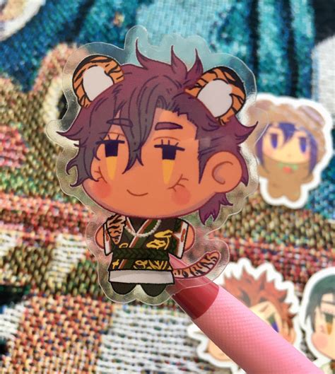 Enstars Akatsuki Adonis Clear Stickers - Etsy