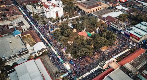 Sonsonate Elabora La Alfombra Más Grande De El Salvador