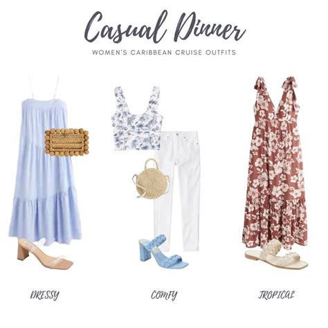 Caribbean Cruise Packing List Outfit Ideas For Women Cruise Dinner