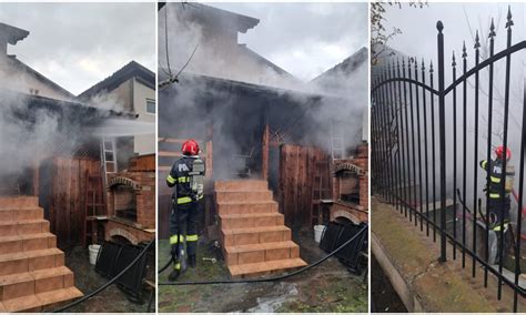 Update Foto Incendiu La Sebe O Teras I O Anex Au Luat Foc