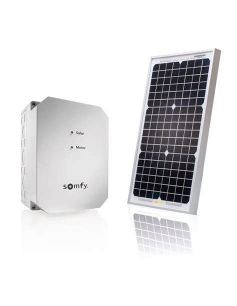 Motorisation Portail Battants Somfy Sgs Essential Avec Kit Solaire