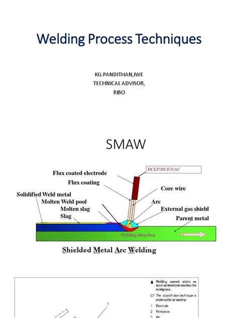 Commonly Used Welding Process Techniques Overview Pdf Construction Welding