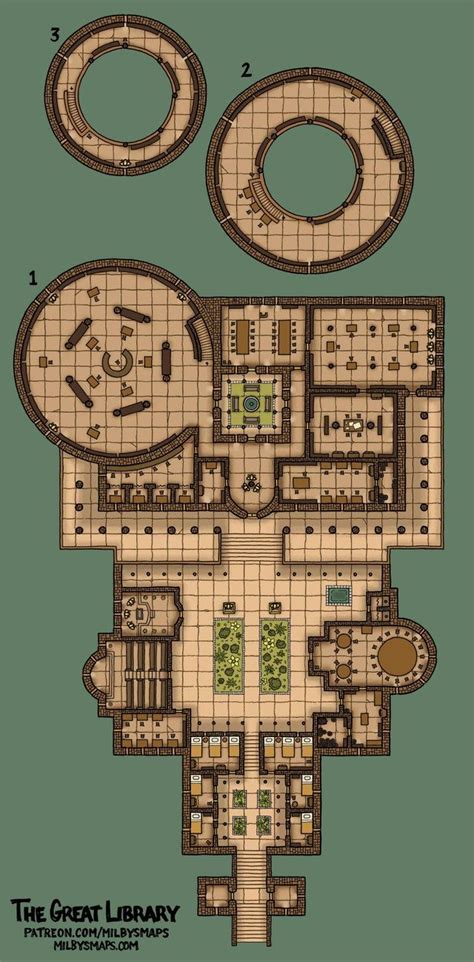 The Great Library A Map Inspired By The Ancient Library Of Alexandria