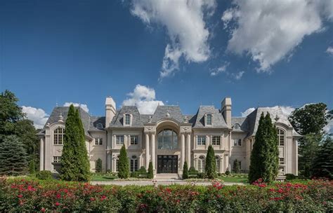 French Style Limestone Chateau In New Jersey Chateau De