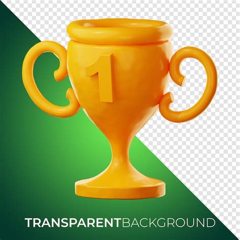 Premium Psd Premium Game Gold Winner Cup Icon 3d Rendering On