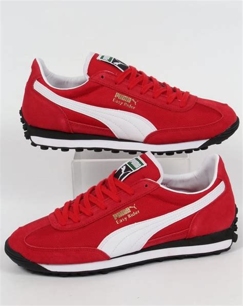 Puma Easy Rider Trainers Redretrocherryclassicmens