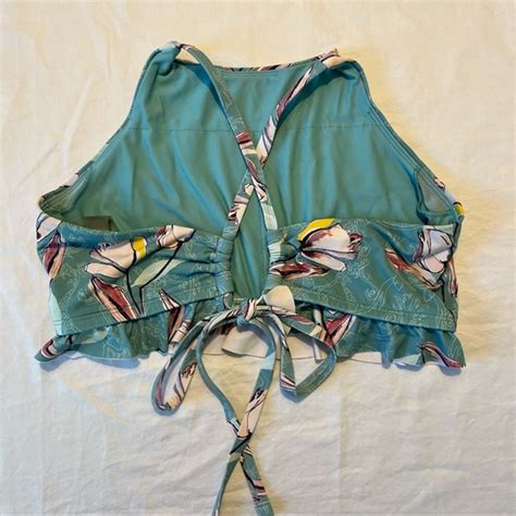 Calia By Carrie Underwood Swim Calia Blue Floral Cross Back Bikini