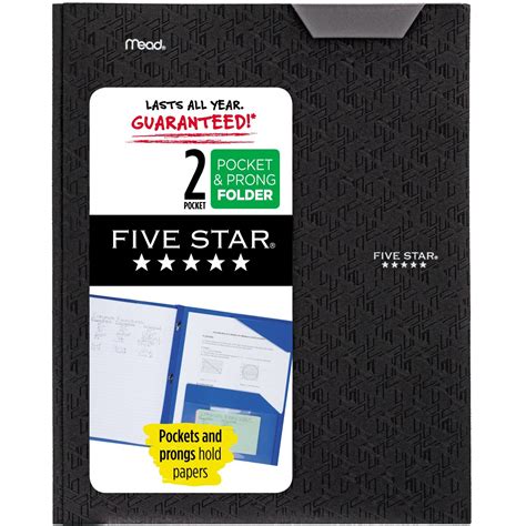 Buy Five Star 2 Pocket Folder Plastic Folder With Stay Put Tabs And