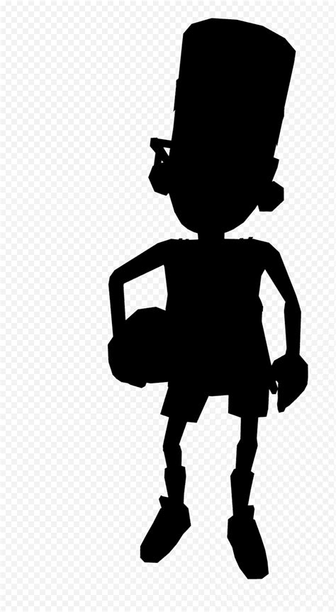 Silueta De Personaje Humano L Nea Comportamiento Blanco Y Negro Png