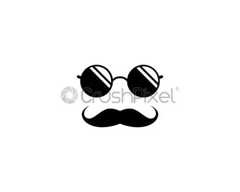 Mustache Logo Icon Stock Vector 1865630 Crushpixel