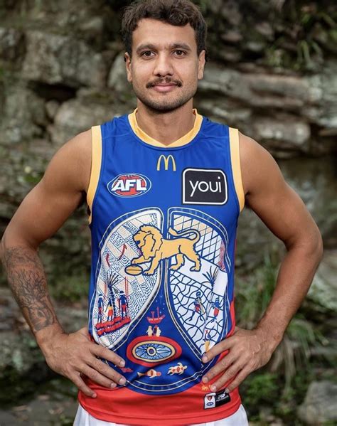 Brisbane Lions 2024 Sir Doug Nicholls Indigenous Round Guernsey Rafl