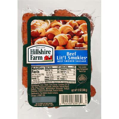 Hillshire Farm Beef Lit L Smokies Beef Smoked Sausage Reviews