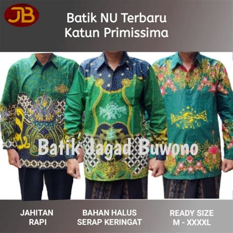 Jual Kemeja Batik Nu Halus Premium Motif Terbaru Tali Jagat Wayangan