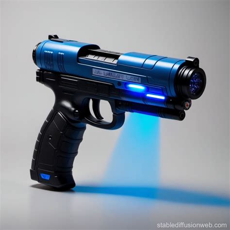 Blue Light Laser Gun Stable Diffusion Online