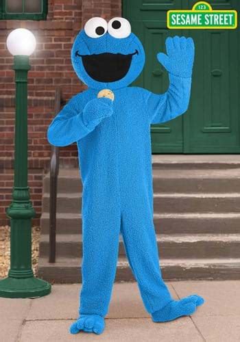 Adult Sesame Street Cookie Monster Mascot Costume | Officially Licensed Sesame Street Blue ...