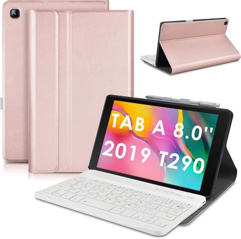 Amazon Bige Galaxy Tab A Keyboard Case Slim Stand Pu