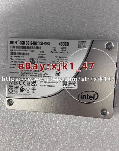 D3-S4620 480GB 2.5IN SATA 6GB GENERIC MM AA001928J - LOD 9/30/26 (SSDSC2KG480GZ1Z)