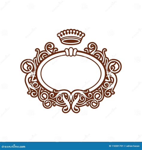 ANTIQUE FRAME VECTOR stock vector. Illustration of flowers - 118301701