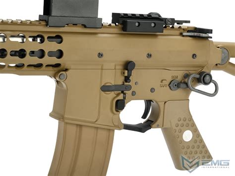 Emg Knights Armament Airsoft Pdw M2 Gas Blowback Airsoft Rifle Model Tan With Co2 Magazine