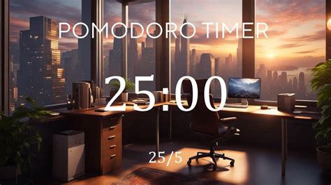 25 5 Pomodoro Timer Jazz Music Frequency For Relaxing Studying And