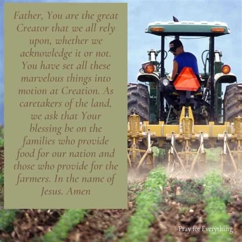 Powerful Prayers For Farmers