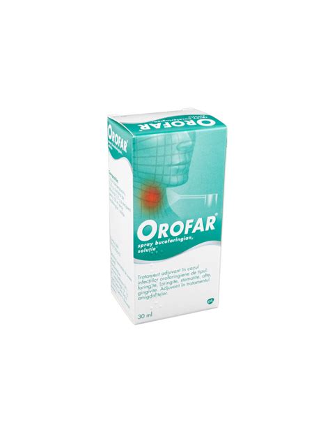 Orofar 2 Mg 15 Mgml Spray Bucofaringian Solutie 30 Ml Novartis