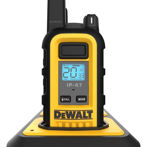 DEWALT DXFRS300 1 Watt Heavy Duty Walkie Talkies Waterproof Shock