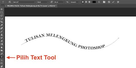 Inspirasi And Seni Technology Membuat Tulisan Melengkung Pada Adobe