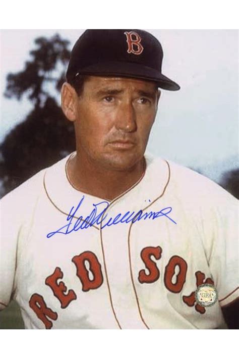 Ted Williams Signed 8x10 Photo Autographed GFA Boston Red Sox HOF Portrait