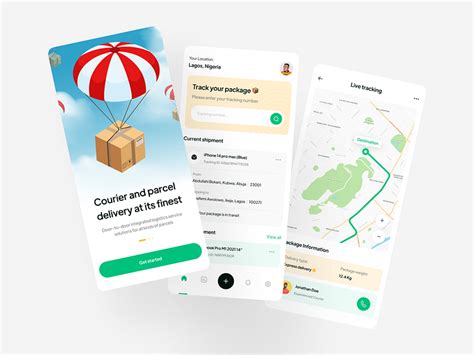 Parcel Delivery App 📦 By Emmanuel Edokpa For Piqo Studio On Dribbble